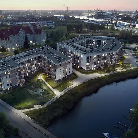 Baltic Portovo Relax River View Private Garden Daire Gdansk